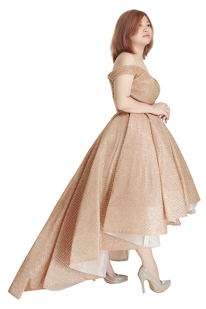 side view of the dress
